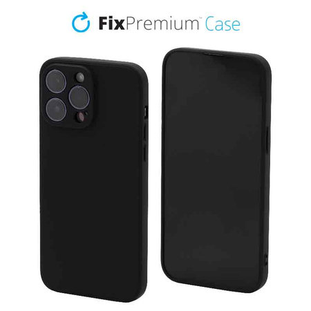 FixPremium - Tok Rubber - iPhone 14 Pro Max, fekete