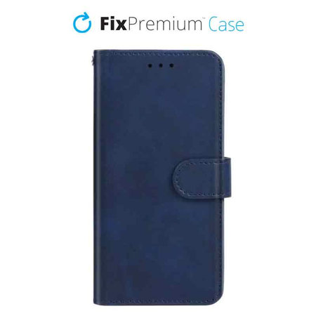 FixPremium - Tok Book Wallet - iPhone 13 és 14, kék