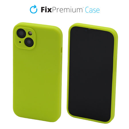 FixPremium - Szilikon Tok - iPhone 13, neon green