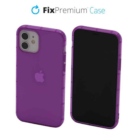 FixPremium - Tok Clear - iPhone 12 és 12 Pro, lila