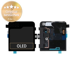 Samsung Galaxy Z Flip 5 F731B - LCD Kijelző + Érintőüveg + Keret (Extern) - GH97-29135A Genuine Service Pack