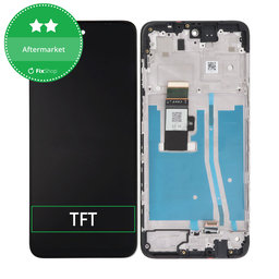 Motorola Moto G53 5G - LCD Kijelző + Érintőüveg + Keret (Ink Blue) TFT