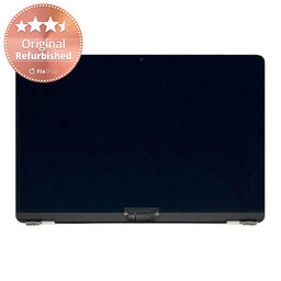 Apple MacBook Air 13" M2 A2681 (2022) - LCD Kijelző + Előlapi Üveg + Fedőlap (Starlight) Original Refurbished