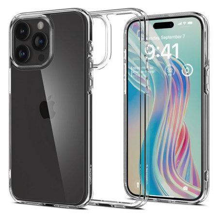 Spigen - Tok Ultra Hybrid - iPhone 15 Pro, crystal clear