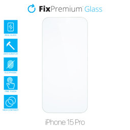 FixPremium Glass - Edzett üveg - iPhone 15 Pro