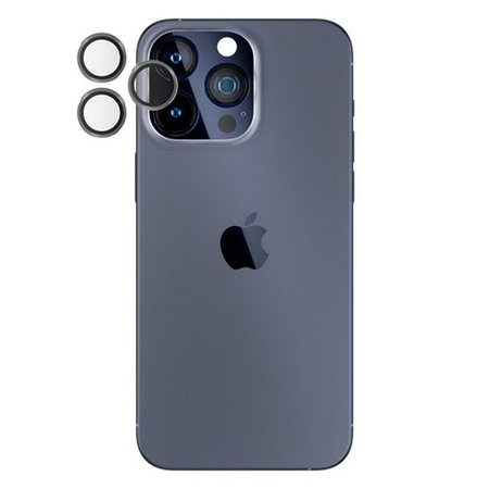 PanzerGlass - Kameralencse Védőburkolat Hoops - iPhone 15 Pro és 15 Pro Max, átlátszó