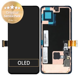 Google Pixel 8 GKWS6, G9BQD - LCD Kijelző + Érintőüveg - G949-00555-01 Genuine Service Pack