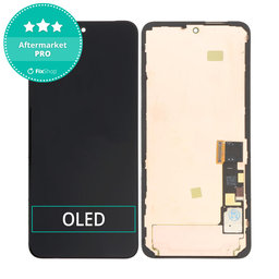 Google Pixel 8 GKWS6, G9BQD - LCD Kijelző + Érintőüveg + Keret (Black) OLED