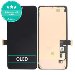 Google Pixel 8 Pro GC3VE, G1MNW - LCD Kijelző + Érintőüveg + Keret (Black) OLED