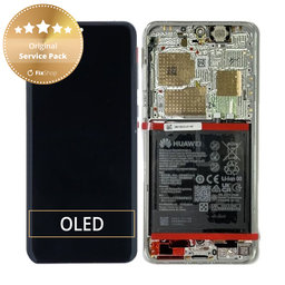 Huawei P60 Pro - LCD Kijelző + Érintőüveg + Keret + Akkumulátor - 02355MUT Genuine Service Pack