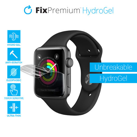 FixPremium - Unbreakable Screen Protector - Apple Watch 1, 2, 3 (42mm)