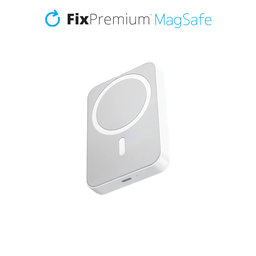 FixPremium - MagSafe PowerBank Állvánnyal 10 000mAh, fehér