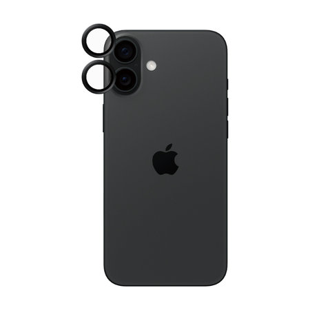 PanzerGlass - Kameralencse Védőburkolat Hoops Ceramic - iPhone 16 és 16 Plus, fekete