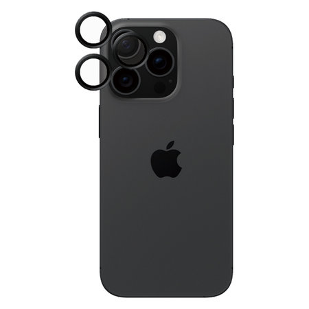 PanzerGlass - Kameralencse Védőburkolat Hoops Ceramic - iPhone 16 Pro és 16 Pro Max, fekete