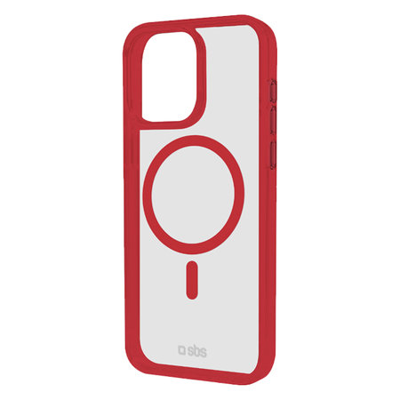 SBS - Tok Mag Frame - MagSafe - iPhone 16 Pro Max, red