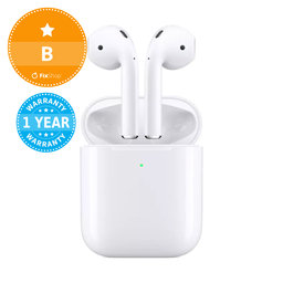 Apple AirPods (2nd Gen) vezeték nélküli tokkal B Felújított