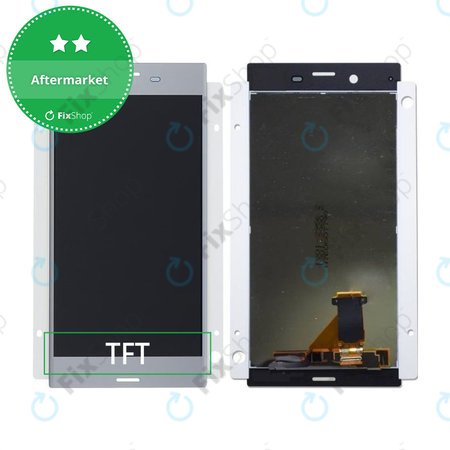 Sony Xperia XZ F8331 - LCD Kijelző + Érintőüveg (Silver) TFT