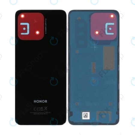 Honor X6 - Akkumulátor Fedőlap (Midnight Black) - 9707AACH Genuine Service Pack