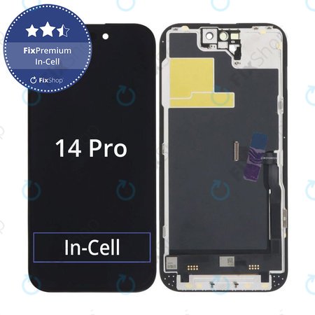 Apple iPhone 14 Pro - LCD Kijelző + Érintőüveg + Keret In-Cell FixPremium