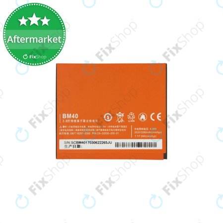 Xiaomi Mi 2A - Akkumulátor BM40 2080mAh