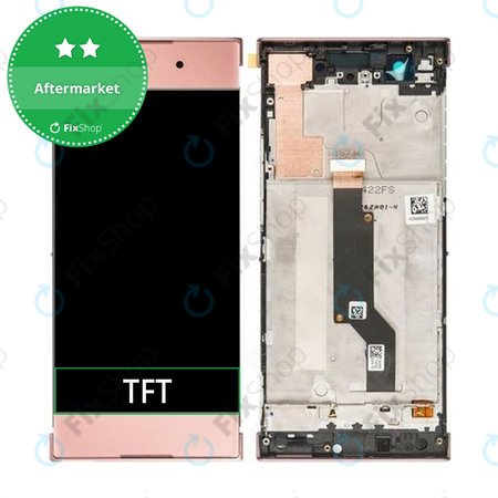 Sony Xperia XA1 G3121 - LCD Kijelző + Érintőüveg + Keret (Pink) TFT