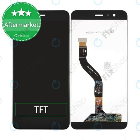 Huawei P10 lite - LCD Kijelző + Érintőüveg (Graphite Black) TFT