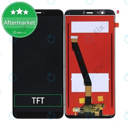 Huawei P Smart FIG-L31 - LCD Kijelző + Érintőüveg (Black) TFT