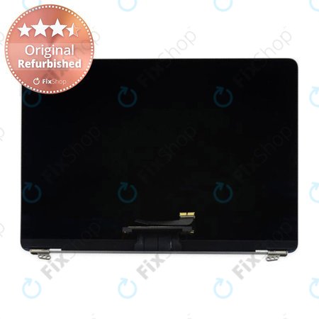 Apple MacBook 12" A1534 (Early 2015) - LCD Kijelző + Előlapi Üveg + Fedőlap (Silver) Original Refurbished