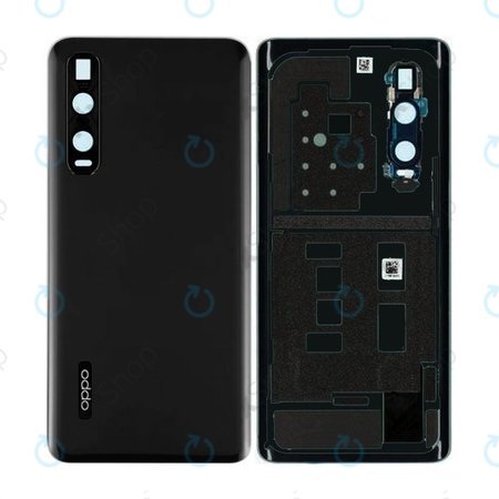 Oppo Find X2 Pro - Akkumulátor Fedőlap (Black) - 4903804 Genuine Service Pack