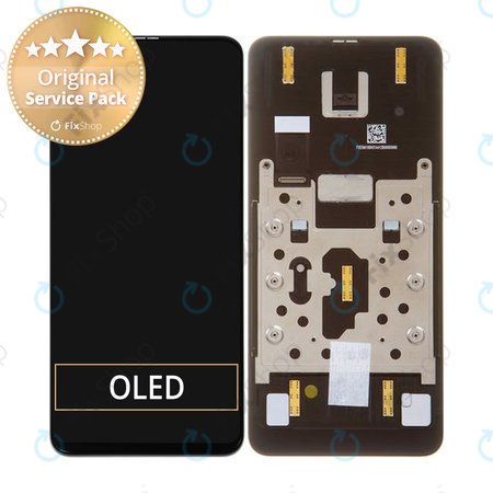 Xiaomi Mi Mix 3 - LCD Kijelző + Érintőüveg + Keret (Onyx Black) - 561010012033 Genuine Service Pack