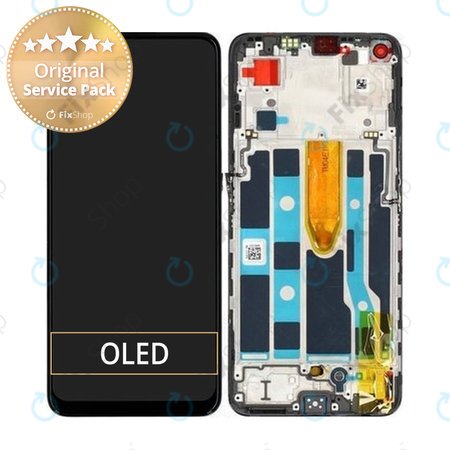 Oppo Find X5 Lite - LCD Kijelző + Érintőüveg + Keret - 4130040 Genuine Service Pack