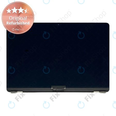 Apple MacBook Air 13" M2 A2681 (2022) - LCD Kijelző + Előlapi Üveg + Fedőlap (Space Gray) Original Refurbished