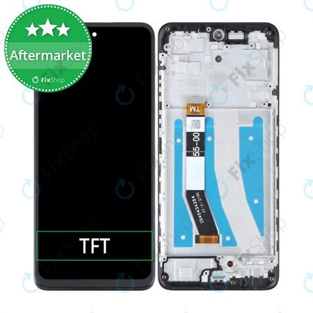 Motorola Moto G32 XT2235 - LCD Kijelző + Érintőüveg + Keret (Mineral Grey) TFT