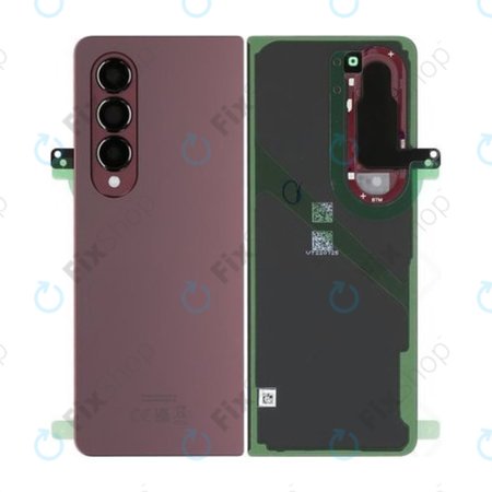 Samsung Galaxy Z Fold 4 F936B - Akkumulátor Fedőlap (Burgundy) - GH82-29254D Genuine Service Pack