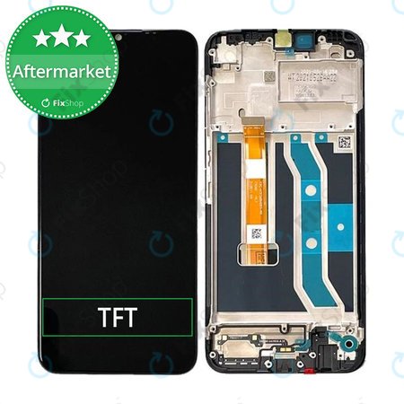 Realme C21Y RMX3261 RMX3263 - LCD Kijelző + Érintőüveg + Keret TFT