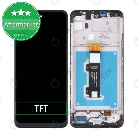 Motorola Moto E30 - LCD Kijelző + Érintőüveg + keret TFT