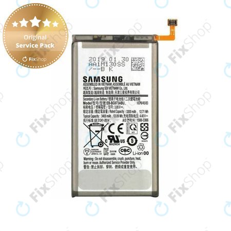 Samsung Galaxy S10 G973F - Akkumulátor EB-BG973ABU 3400mAh - GH82-18826A Genuine Service Pack