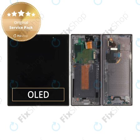 Samsung Galaxy Z Fold 6 F956B - LCD Kijelző + Érintőüveg + Keret (Silver Shadow) - GH82-35042A Genuine Service Pack