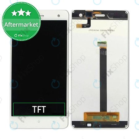 Xiaomi Mi 4 - LCD Kijelző + Érintőüveg (White) TFT