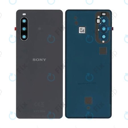 Sony Xperia 10 IV XQCC54 - Akkumulátor Fedőlap (Black) - A5047156A Genuine Service Pack