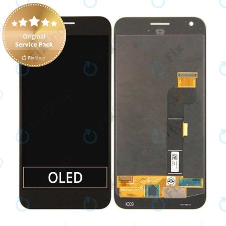 Google Pixel XL G-2PW2200 - LCD Kijelző + Érintőüveg (Quite Black) - 83H90205-00 Genuine Service Pack