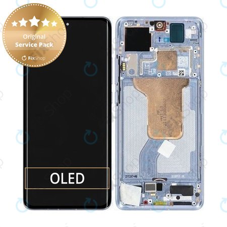 Xiaomi 12, 12X - LCD Kijelző + Érintőüveg + Keret (Blue) - 5600040L3A00 Genuine Service Pack