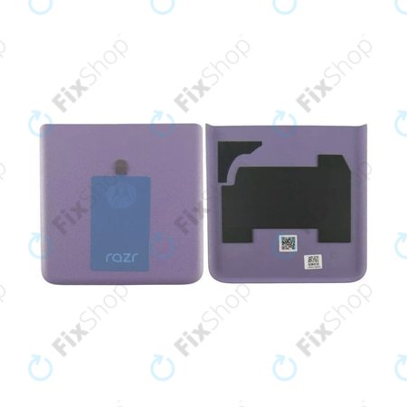 Motorola Razr 40 - Akkumulátor Fedőlap Alsó (Grape Compote) - 5S58C22941 Genuine Service Pack