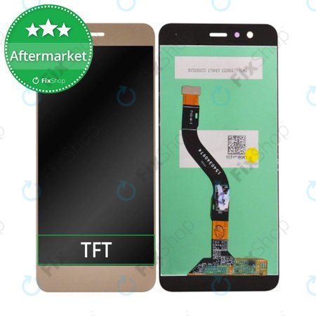 Huawei P10 lite - LCD Kijelző + Érintőüveg (Platinum Gold) TFT