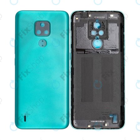 Motorola Moto E7 XT2095 - Akkumulátor Fedőlap (Aqua Blue)