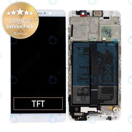 Huawei Mate 9 - LCD Kijelző + Érintőüveg + Keret + Akkumulátor (Space Grey) - 02351BAS Genuine Service Pack