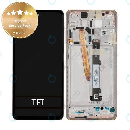 Xiaomi Poco X3 Pro - LCD Kijelző + Érintőüveg + Keret (Metal Bronze) - 560004J20S00 Genuine Service Pack