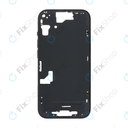 Apple iPhone 15 - Középső Keret (Black)