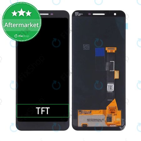 Google Pixel 3a - LCD Kijelző + Érintőüveg TFT