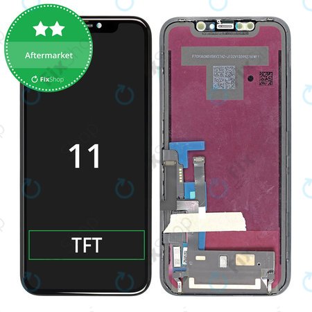 Apple iPhone 11 - LCD Kijelző + Érintőüveg + Keret TFT